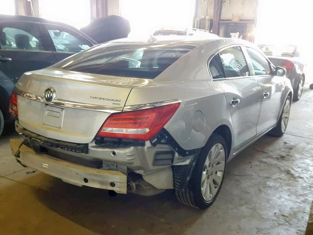 1G4GE5G35EF104867 - 2014 BUICK LACROSSE P SILVER photo 4