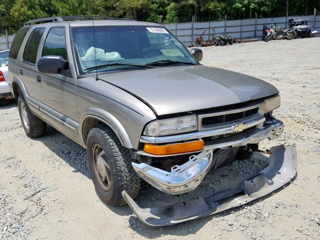 1GNDT13W61K227365 - 2001 CHEVROLET BLAZER BLACK photo 1