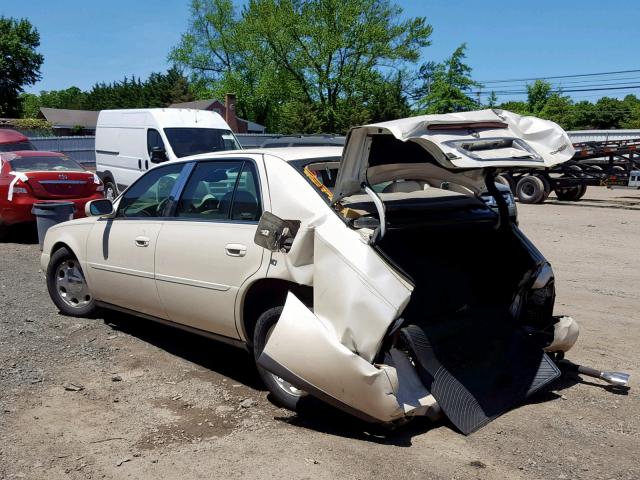 1G6KE57Y2YU340809 - 2000 CADILLAC DEVILLE DH CREAM photo 3