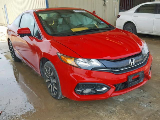 2HGFG3B0XFH526274 - 2015 HONDA CIVIC EXL RED photo 1