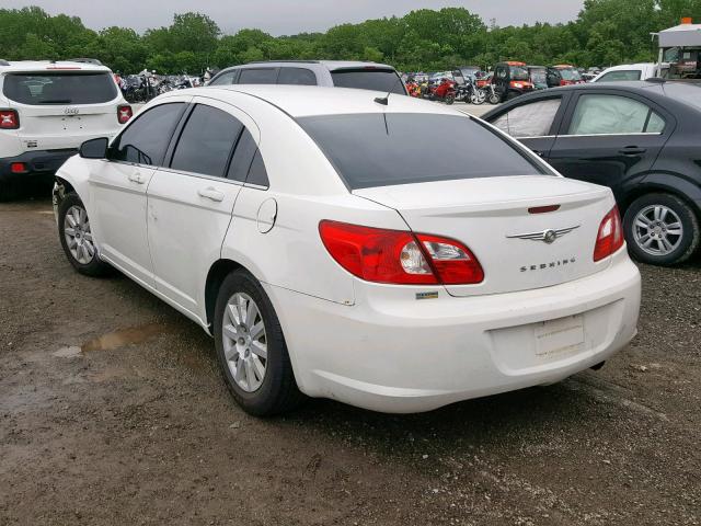 1C3LC46R08N273024 - 2008 CHRYSLER SEBRING LX WHITE photo 3