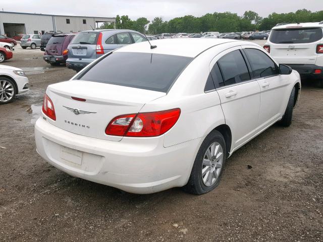 1C3LC46R08N273024 - 2008 CHRYSLER SEBRING LX WHITE photo 4