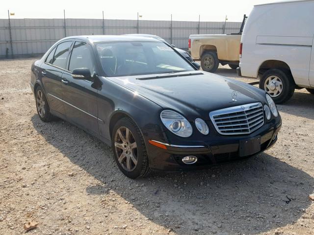 WDBUF56X77A994473 - 2007 MERCEDES-BENZ E 350 BLACK photo 1