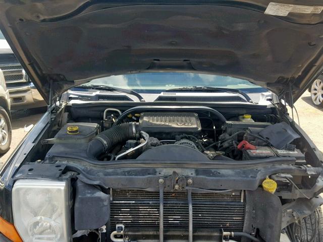 1J8HH48N76C106643 - 2006 JEEP COMMANDER BLACK photo 7