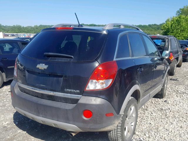 3GNAL2EK5CS549828 - 2012 CHEVROLET CAPTIVA SP BLACK photo 4