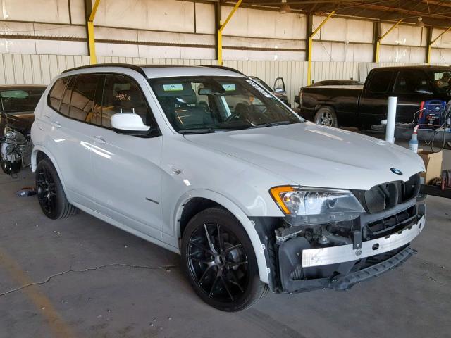 5UXWX7C50CL737626 - 2012 BMW X3 XDRIVE3 WHITE photo 1