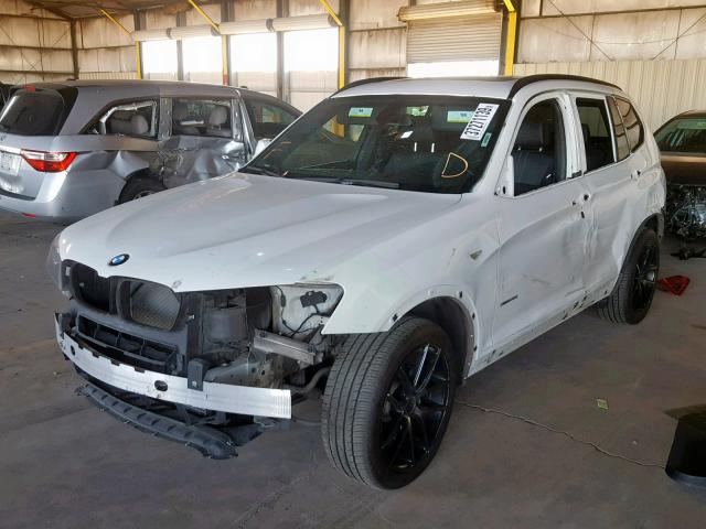 5UXWX7C50CL737626 - 2012 BMW X3 XDRIVE3 WHITE photo 2