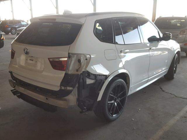 5UXWX7C50CL737626 - 2012 BMW X3 XDRIVE3 WHITE photo 4