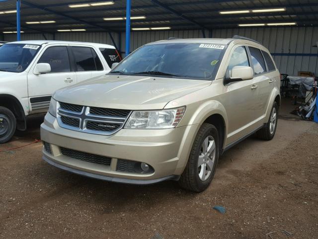 3D4PG1FG8BT500520 - 2011 DODGE JOURNEY MA BEIGE photo 2