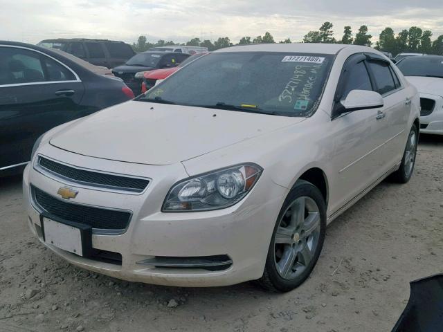 1G1ZC5E05CF314015 - 2012 CHEVROLET MALIBU 1LT WHITE photo 2