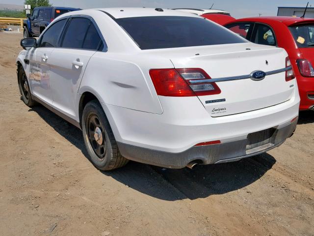 1FAHP2MTXDG144897 - 2013 FORD TAURUS POL WHITE photo 3