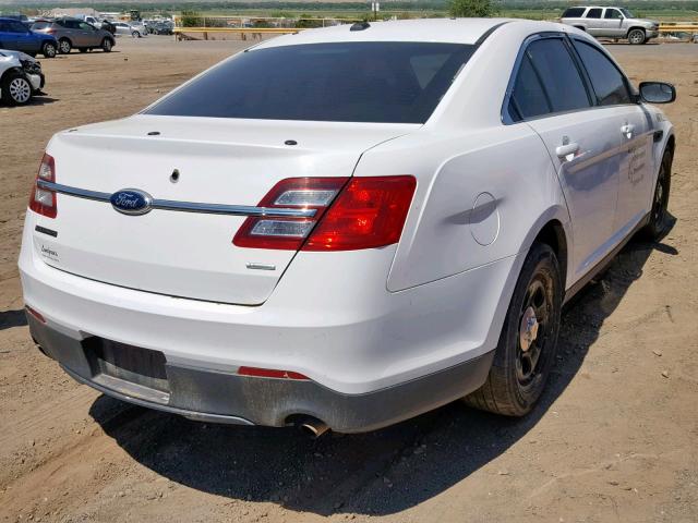 1FAHP2MTXDG144897 - 2013 FORD TAURUS POL WHITE photo 4