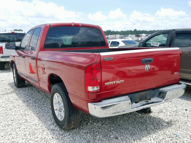 3D7KR28C86G258740 - 2006 DODGE RAM 2500 S MAROON photo 3