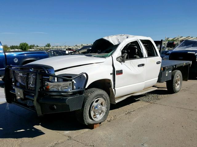 3D7KS28TX9G539303 - 2009 DODGE RAM 2500 WHITE photo 2