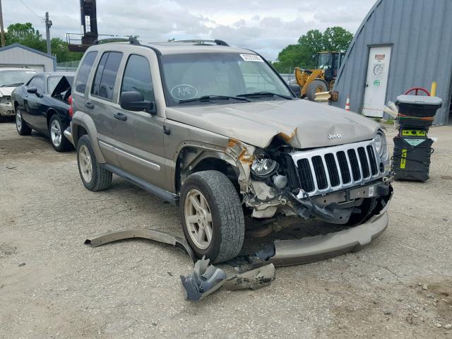 1J4GL58K06W126285 - 2006 JEEP LIBERTY LI GREEN photo 1