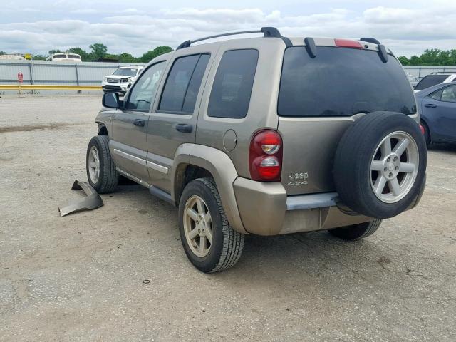 1J4GL58K06W126285 - 2006 JEEP LIBERTY LI GREEN photo 3