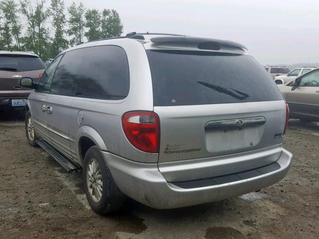 2C4GP54L14R509599 - 2004 CHRYSLER TOWN & COU SILVER photo 3