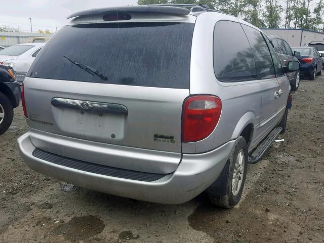 2C4GP54L14R509599 - 2004 CHRYSLER TOWN & COU SILVER photo 4