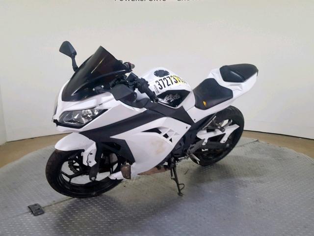 JKAEX8A17DDA11418 - 2013 KAWASAKI EX300 A WHITE photo 4