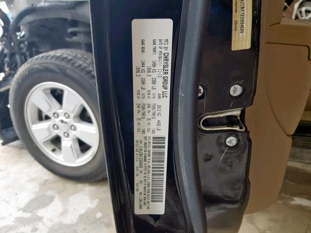 1C4NJCBA1ED694689 - 2014 JEEP COMPASS SP შავი ფოტო 10