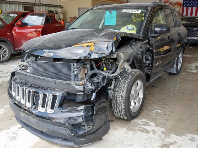 1C4NJCBA1ED694689 - 2014 JEEP COMPASS SP შავი ფოტო 2