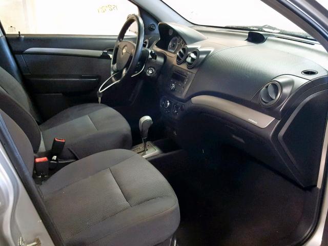 KL1TD56678B020280 - 2008 CHEVROLET AVEO BASE Gümüş foto 5