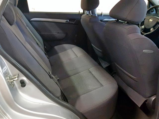 KL1TD56678B020280 - 2008 CHEVROLET AVEO BASE Gümüş foto 6