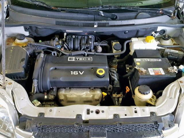 KL1TD56678B020280 - 2008 CHEVROLET AVEO BASE Gümüş foto 7