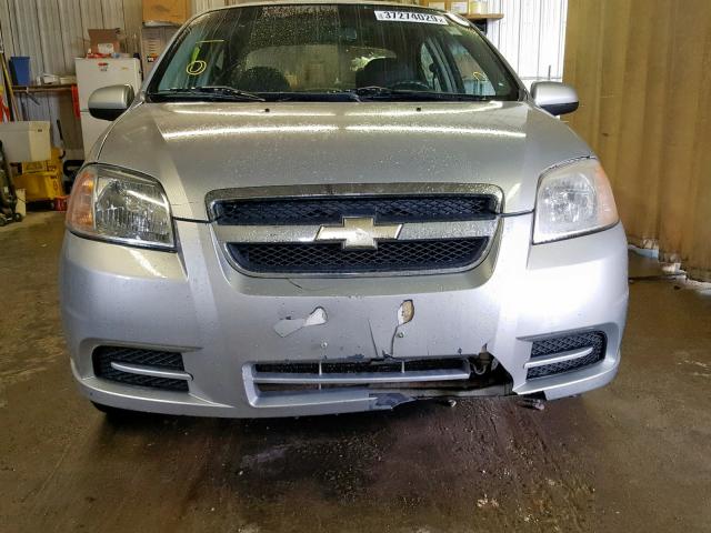KL1TD56678B020280 - 2008 CHEVROLET AVEO BASE Gümüş foto 9