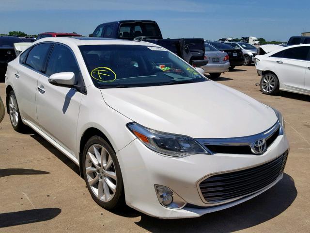 4T1BK1EB4DU069237 - 2013 TOYOTA AVALON BAS WHITE photo 1