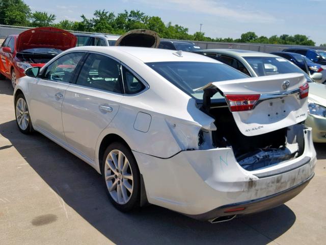 4T1BK1EB4DU069237 - 2013 TOYOTA AVALON BAS WHITE photo 9