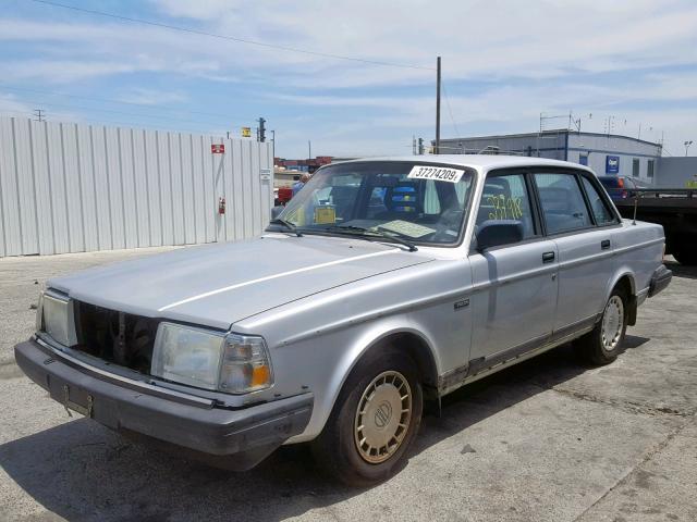 YV1AA8840M1453875 - 1991 VOLVO 240 SILVER photo 2