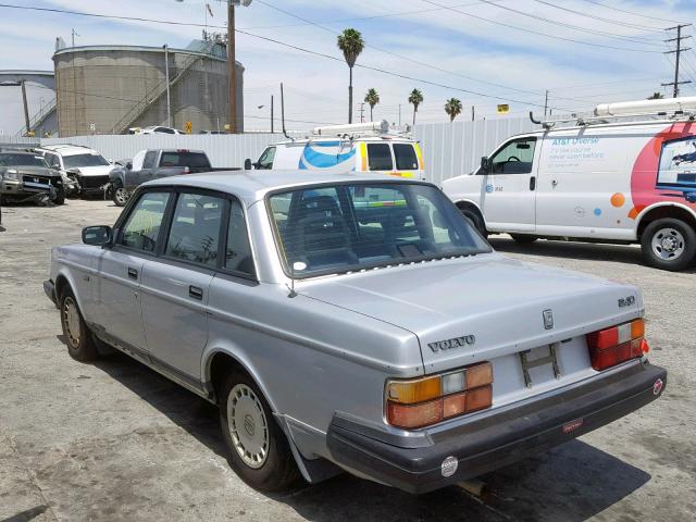 YV1AA8840M1453875 - 1991 VOLVO 240 SILVER photo 3