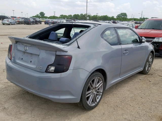 JTKJF5C7XB3012823 - 2011 TOYOTA SCION TC ნაცრისფერი ფოტო 4