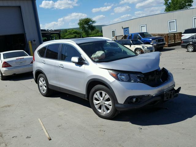 5J6RM4H72EL081183 - 2014 HONDA CR-V EXL SILVER photo 1