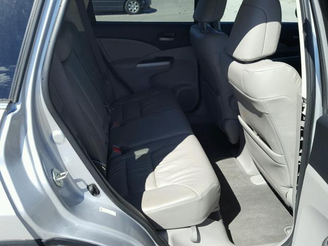 5J6RM4H72EL081183 - 2014 HONDA CR-V EXL SILVER photo 6