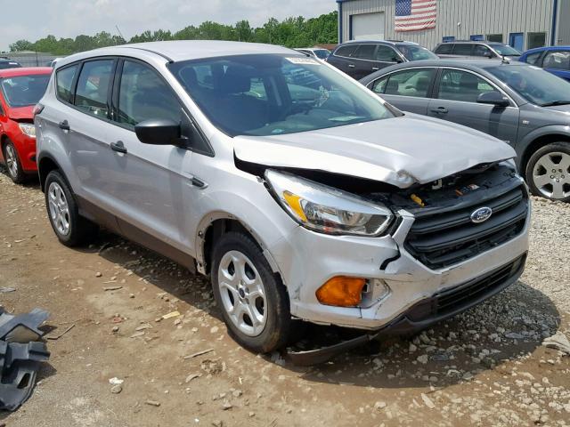 1FMCU0F74HUB39926 - 2017 FORD ESCAPE S SILVER photo 1