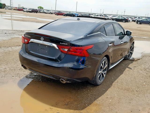 1N4AA6AP9GC416577 - 2016 NISSAN MAXIMA 3.5 BLACK photo 4