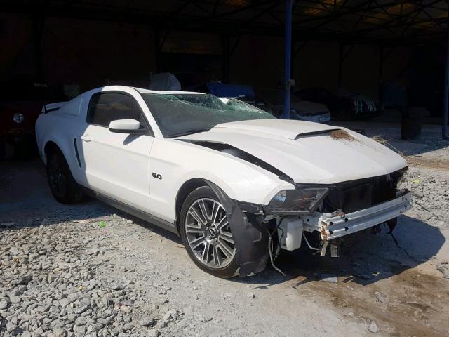 1ZVBP8CF0C5246280 - 2012 FORD MUSTANG GT WHITE photo 1