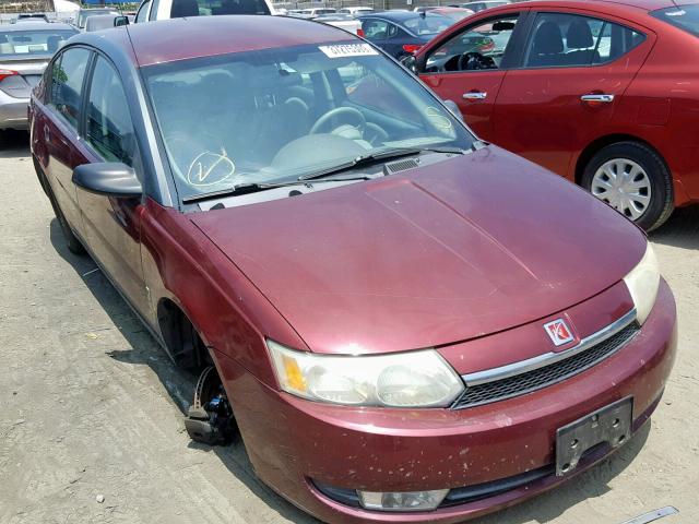 1G8AL52F33Z194687 - 2003 SATURN ION LEVEL MAROON photo 1