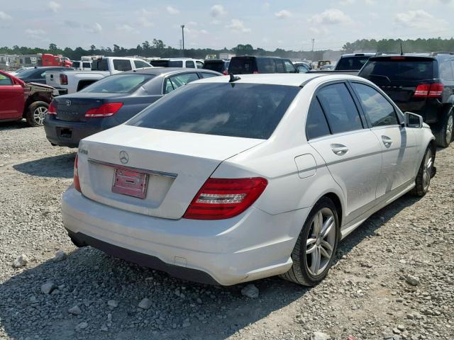 WDDGF4HB9CR220009 - 2012 MERCEDES-BENZ C 250 WHITE photo 4