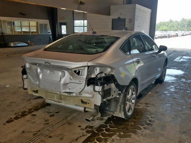 3FA6P0G72GR184267 - 2016 FORD FUSION S SILVER photo 4