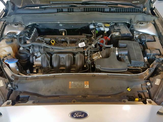 3FA6P0G72GR184267 - 2016 FORD FUSION S SILVER photo 7