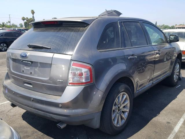 2FMDK3JC3ABA51946 - 2010 FORD EDGE SEL GRAY photo 4