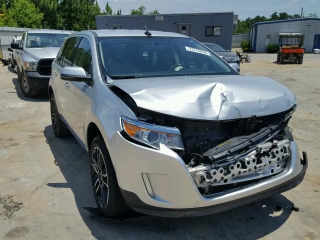 2FMDK4JC2DBB34262 - 2013 FORD EDGE SEL BLUE photo 1