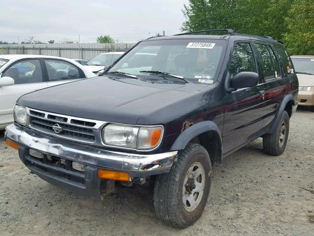 JN8AR05Y9XW328649 - 1999 NISSAN PATHFINDER BLACK photo 2