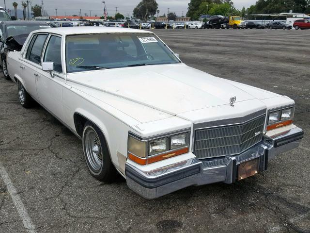 1G6DW69Y9G9730333 - 1986 CADILLAC FLEETWOOD WHITE photo 1