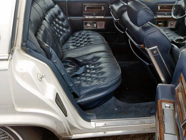 1G6DW69Y9G9730333 - 1986 CADILLAC FLEETWOOD WHITE photo 6