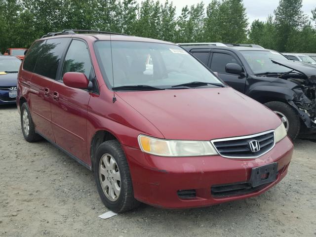 2HKRL186X2H537378 - 2002 HONDA ODYSSEY EX RED photo 1