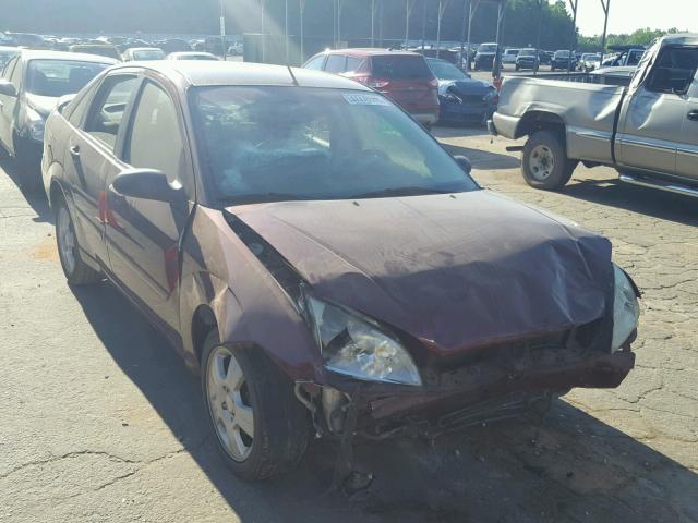 1FAHP34N26W136048 - 2006 FORD FOCUS ZX4 MAROON photo 1